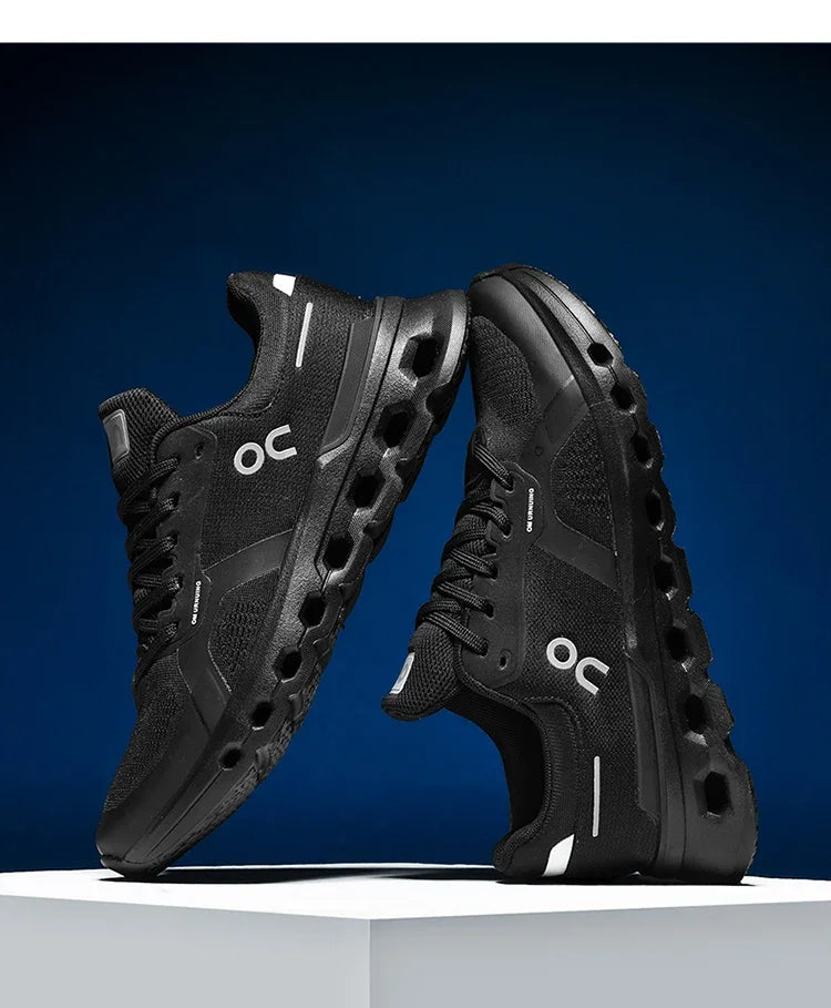 2025 New running shoes - Men's fashionable sports shoes - outdoor fitness training shoes, shock-absorbing running shoes