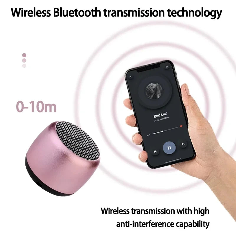 Portable Mini Bluetooth Speaker Music Stereo Surround USB Outdoor Subwoofer Speaker Audio Player Wireless Bluetooth Soundbox