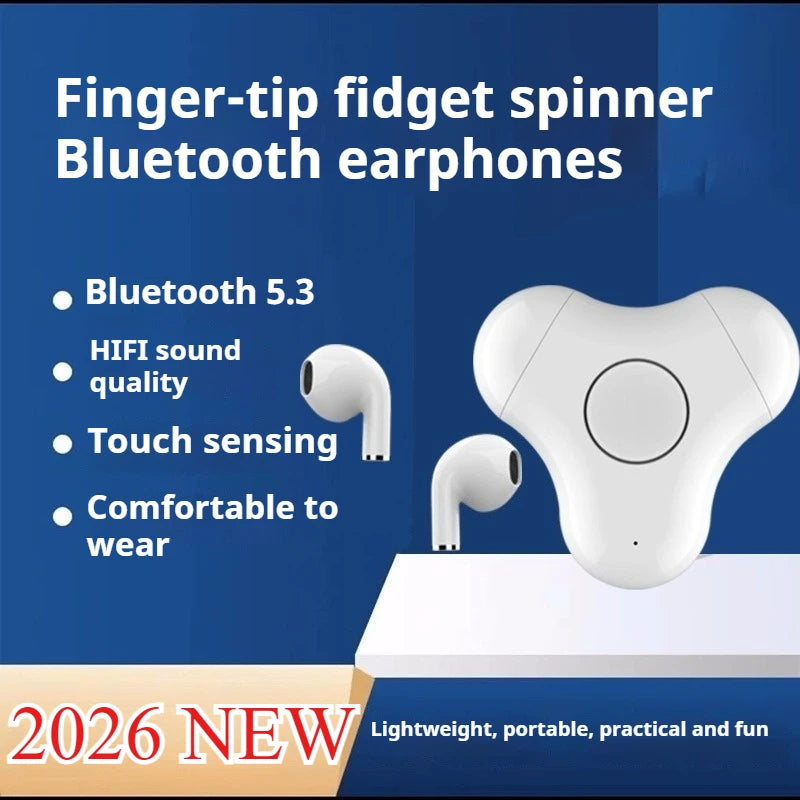 AI 144-Language Translator, Rotating Finger Grip Open-Ear Wireless Bluetooth Headset 2026 NEW AONEZ