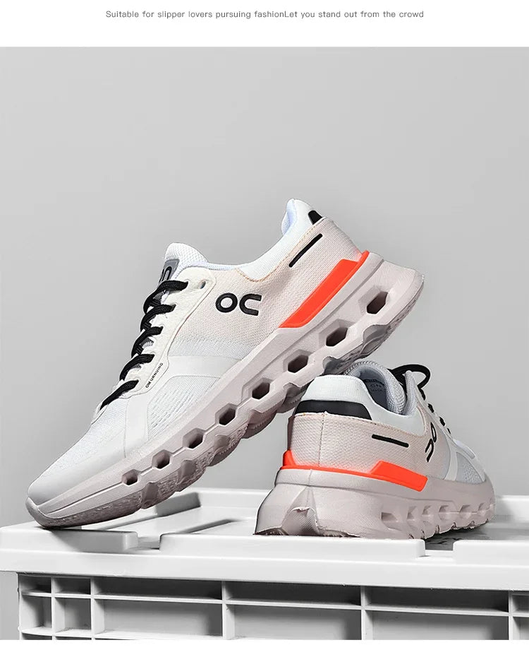 2025 New running shoes - Men's fashionable sports shoes - outdoor fitness training shoes, shock-absorbing running shoes