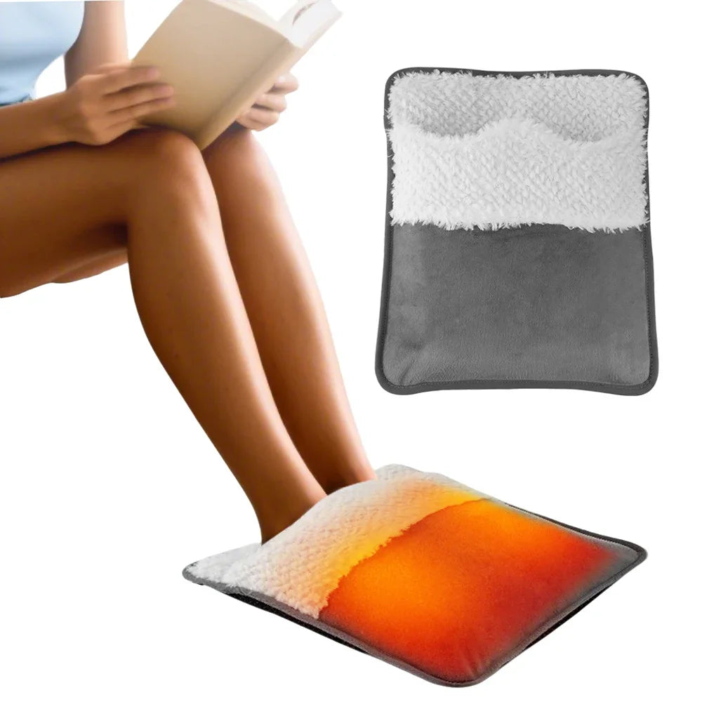 USB Winter Heating Foot Mat  super comfortable Office Home Washable Electric Heating Foot Pad Warm Feet Heater Soft Portable Electric Heater