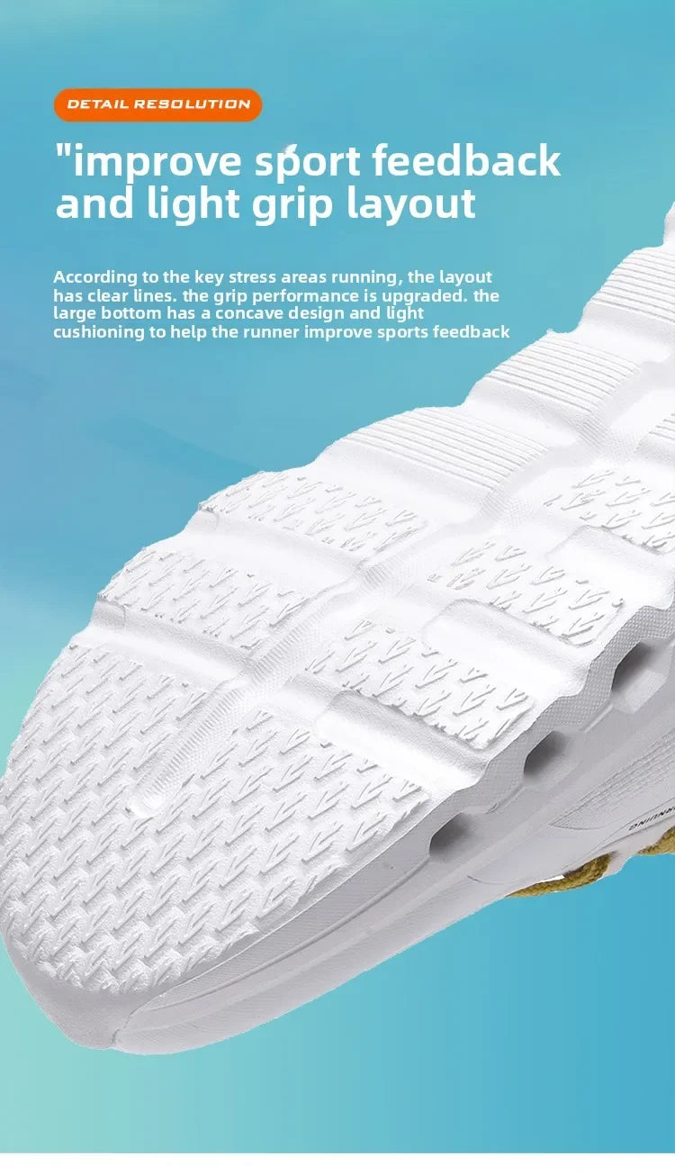 2025 New running shoes - Men's fashionable sports shoes - outdoor fitness training shoes, shock-absorbing running shoes