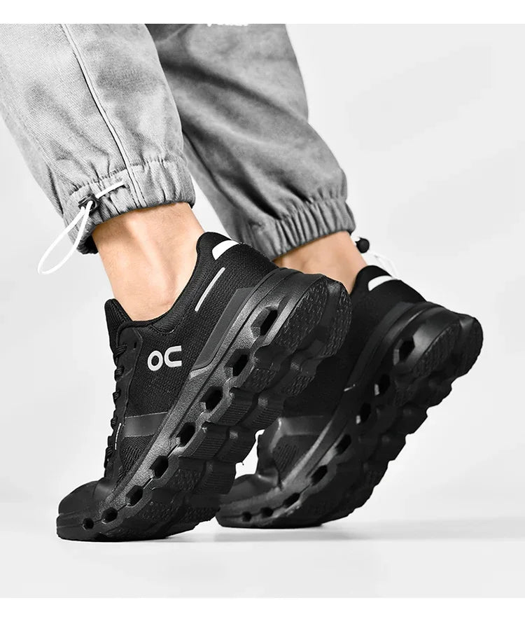 2025 New running shoes - Men's fashionable sports shoes - outdoor fitness training shoes, shock-absorbing running shoes