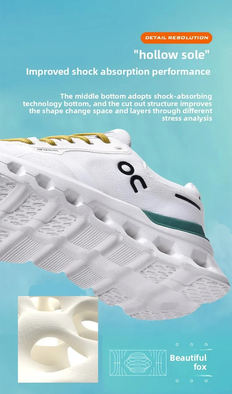 2025 New running shoes - Men's fashionable sports shoes - outdoor fitness training shoes, shock-absorbing running shoes