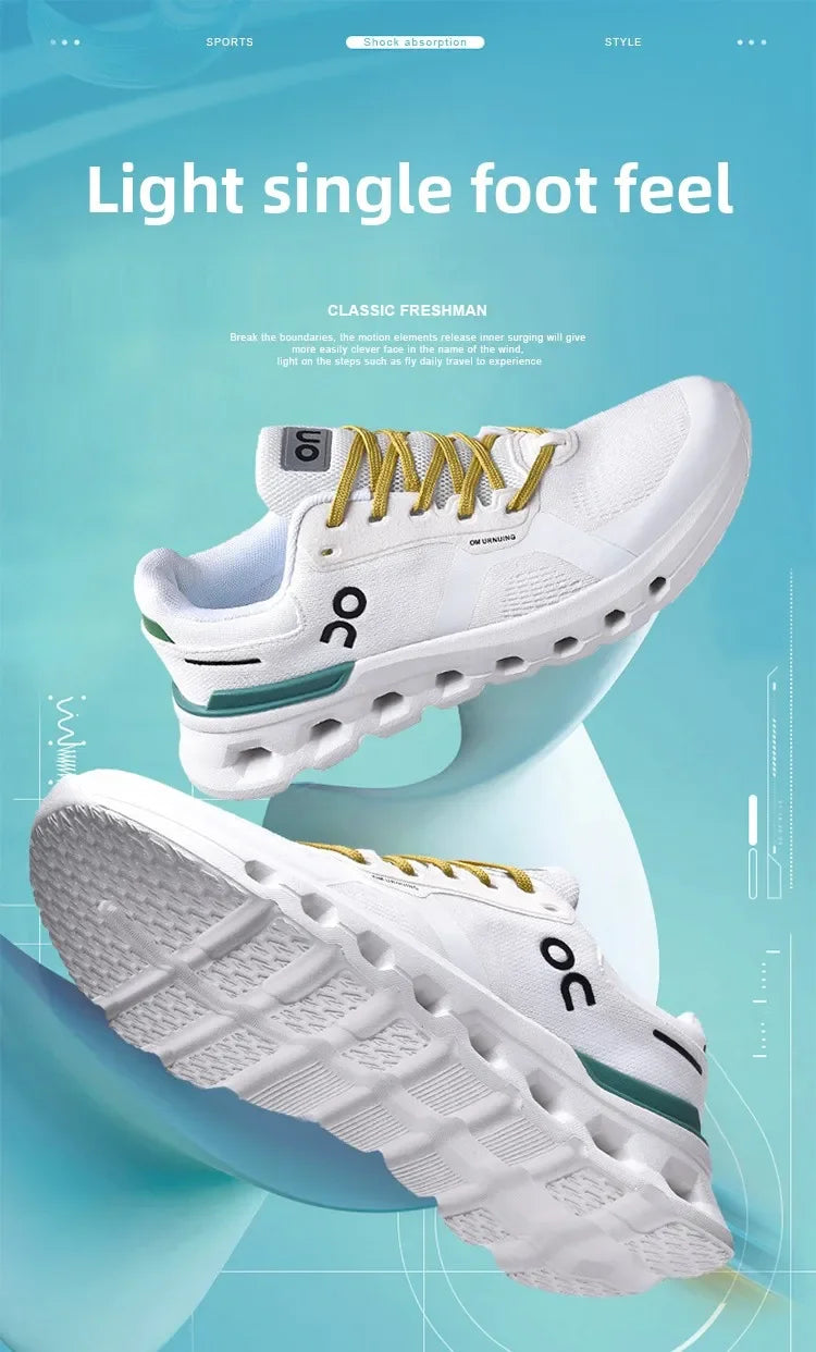 2025 New running shoes - Men's fashionable sports shoes - outdoor fitness training shoes, shock-absorbing running shoes