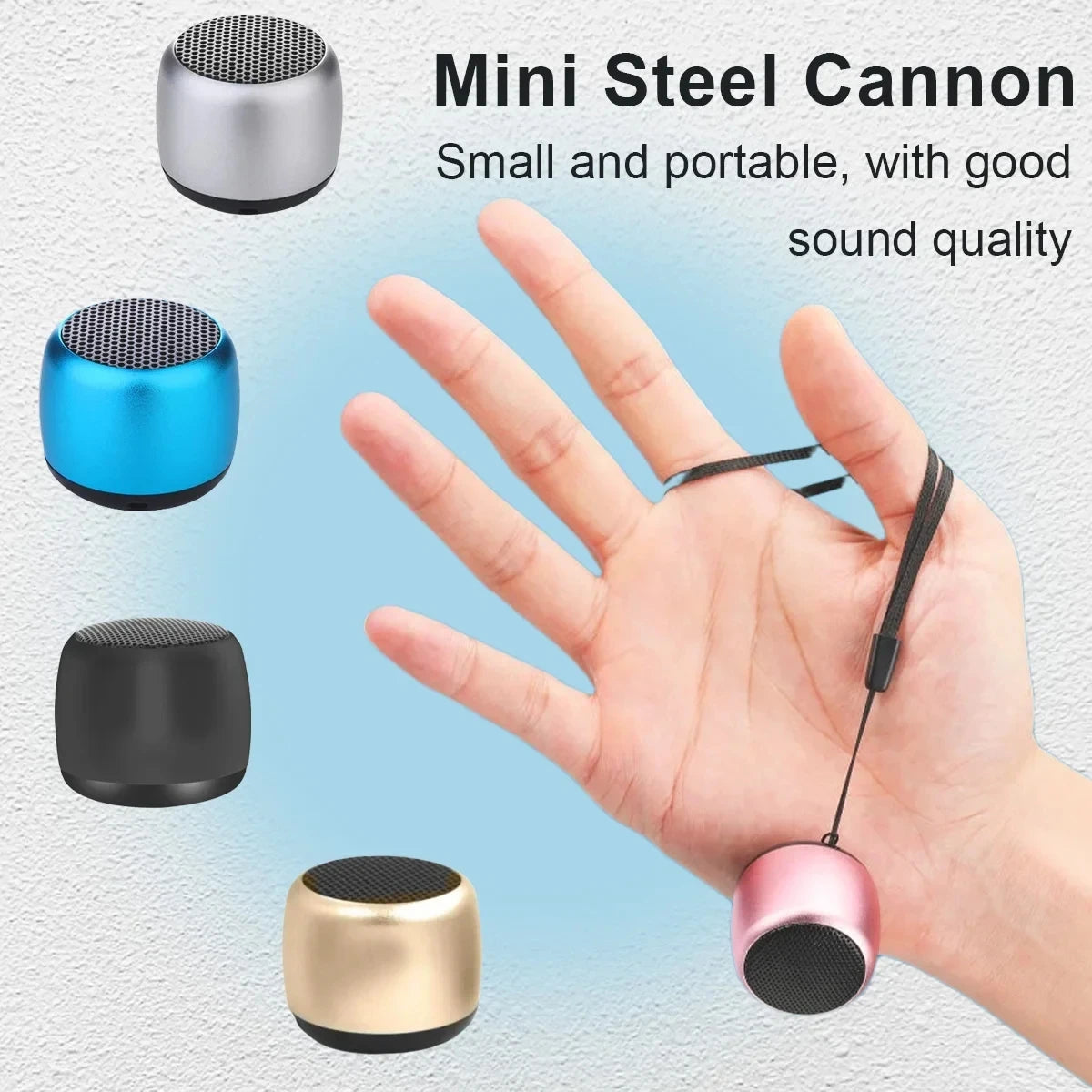 Portable Mini Bluetooth Speaker Music Stereo Surround USB Outdoor Subwoofer Speaker Audio Player Wireless Bluetooth Soundbox