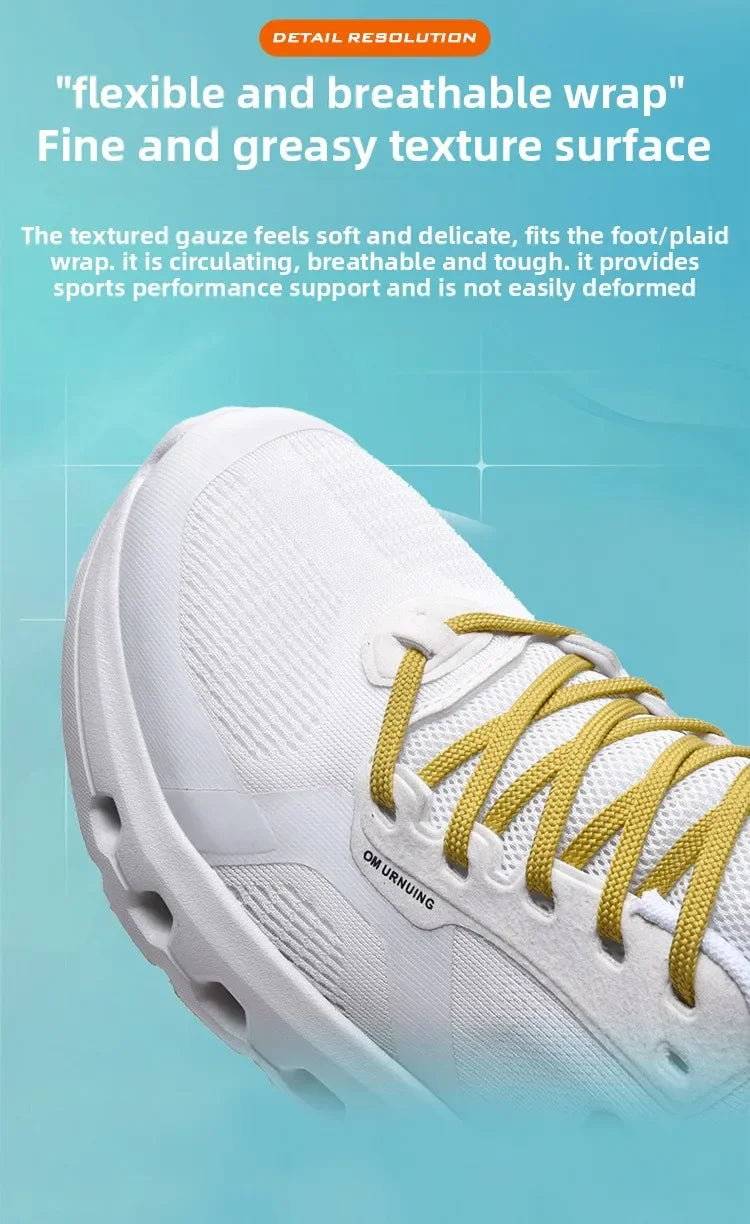 2025 New running shoes - Men's fashionable sports shoes - outdoor fitness training shoes, shock-absorbing running shoes