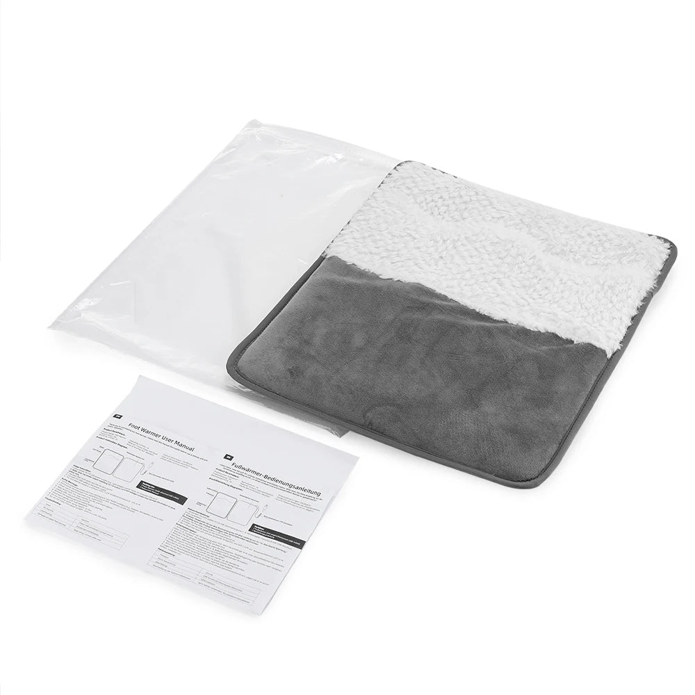 USB Winter Heating Foot Mat  super comfortable Office Home Washable Electric Heating Foot Pad Warm Feet Heater Soft Portable Electric Heater